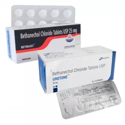 Бетанехол хлорид (Bethakast, Urotone) 25 мг таблетки №10 фото